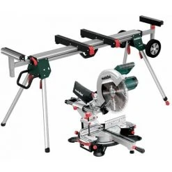 Metabo Scie à Onglets KGS 305 M Set, Avec Socle De Machine KSU 401, Carton - 690969000