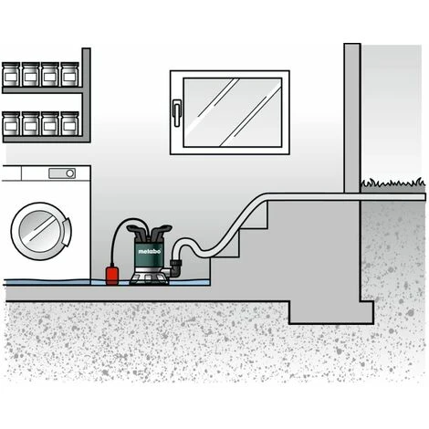 Metabo Pompe De Relevage Aspiration Plate TP 7500 SI / 300 W / 7 500 L / H 4 Metabo Pompe De Relevage Aspiration Plate TP 7500 SI / 300 W / 7 500 L / H â Image 2
