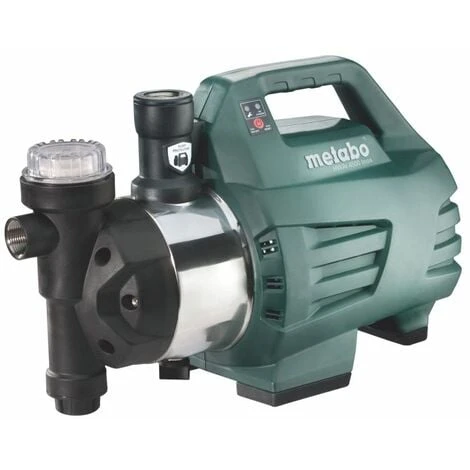 Metabo Distributeur Automatique D’eau Domestique HWAI 4500 Inox / 1 300 Watts / 4500 L / H 3 Metabo Distributeur Automatique D’eau Domestique HWAI 4500 Inox / 1 300 Watts / 4500 L / H