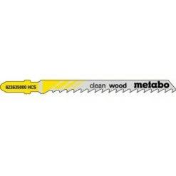 Metabo 5 Lames De Scie Sauteuse « Clean Wood » 74/ 4,0 Mm (623635000) -Metabo Soldes 33999160 2