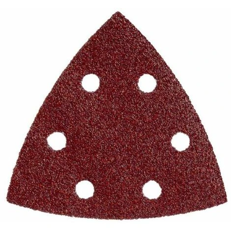 Metabo 5 Feuilles Abrasives Auto-agrippantes 93 X 93 Mm, P 80, B+M, Pour Ponceuse à Patin Triangulaire (624942000) 3 Metabo 5 Feuilles Abrasives Auto-agrippantes 93 X 93 Mm, P 80, B+M, Pour Ponceuse à Patin Triangulaire (624942000)