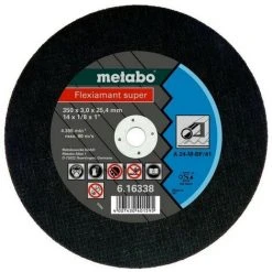 METABO 616338000 - Flexiamant Plat éparation Di Que Super A24-M Pourle Métal 350x3x254mm (10 Ud Conteneur)