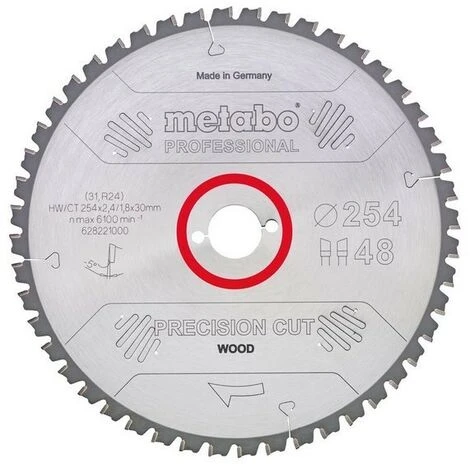 METABO 628224000 - Cie àlame HW CT 315x24x30 Dent 48 DI 5 ° Négatif 3 METABO 628224000 - Cie àlame HW CT 315x24x30 Dent 48 DI 5 ° Négatif