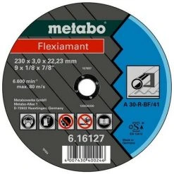 METABO 616302000 - Flexiamant Meuleu E D'angle Entonnoir De éparation Di Que A30-R Pourle Métal 230x3x2223mm (25 Ud Conteneur)