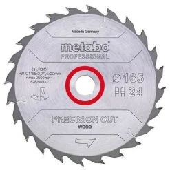 METABO 628035000 - Cie àlame Pour Métal Dur Coupe De Préci Ion HW CT Dent 190x30mm 48 DI