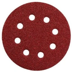 METABO 631589000 - Feuille De Ponçage Profe Ionnelle Perforée Crochet En Boi Et En Métal Velcro D125 Mm Perle P240