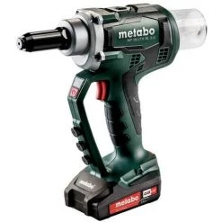 Metabo Riveteuse 18 V NP 18 LTX BL 5.0 - 2x 2,0Ah Li Power, ASC 55, Coffret Metabox