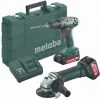 Metabo Perceuse Batterie Batterie 18V BS 18 + Angle W 18LTX125 Rapide Dans Le Coffre -Metabo Soldes 43945358 1