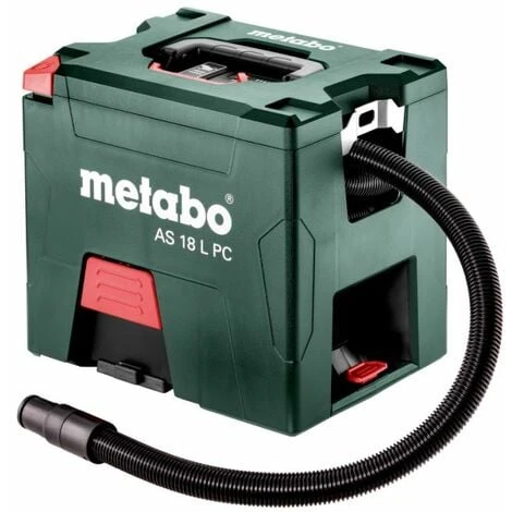 Metabo L'aspirateur De 18V AS 18 L PC / 2x Batterie 5.2 Ah Avec Nettoyage Manuel Du Filtre Dans Une Boîte 3 Metabo L'aspirateur De 18V AS 18 L PC / 2x Batterie 5.2 Ah Avec Nettoyage Manuel Du Filtre Dans Une Boîte