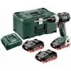 Metabo Conducteur Perceuses-visseuses Sans-fil 18V BS 18 LT BL SET / 3x Batterie 4,0 Ah En MetaLoc -Metabo Soldes 43945960 1