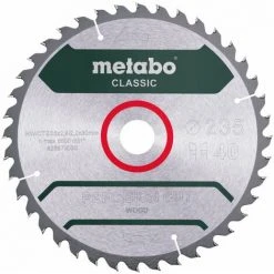 Metabo Lame De Scie Circulaire De Précision Coupe Classique 235x30 40 WZ 15 °
