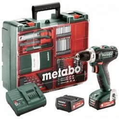 Metabo Perceuse Batterie 12V PowerMaxx BS 12 Set / 2x Batterie 2.0 Ah Atelier Mobile