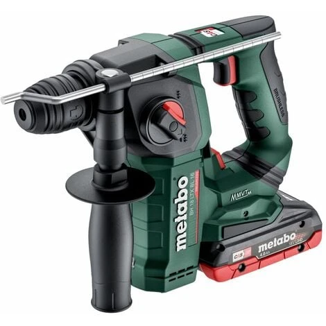 Metabo 18V Sans Fil Perforateur BH 18 LTX BL 16 / 2x Batterie 4,0 Ah En MetaBox 3 Metabo 18V Sans Fil Perforateur BH 18 LTX BL 16 / 2x Batterie 4,0 Ah En MetaBox