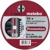Set De Disques à Tronçonner En Inox Metabo 616359000 Ø 125 Mm 10 Pc(s) -Metabo Soldes 4430819 1