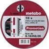 Set De Disques à Tronçonner En Inox Metabo 616358000 Ø 115 Mm 10 Pc(s) -Metabo Soldes 4430820 1