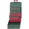 Metabo 627153000 HSS Jeu De Forets Pour Le Métal 19 Pièces Meulé DIN 338 Tige Cylindrique 1 Set -Metabo Soldes 4430823 1