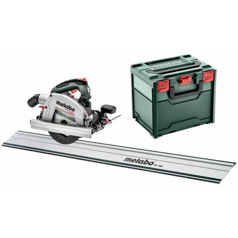 Metabo Scie Circulaire 18V Set KS 18 LTX 66 BL / Sans Chargeur De Batterie Sans Metabox 340 + FS 160 3 Metabo Scie Circulaire 18V Set KS 18 LTX 66 BL / Sans Chargeur De Batterie Sans Metabox 340 + FS 160