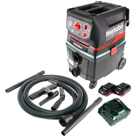 Metabo ASR 36 18 BL 25 M SC 36 V (2x 18 V) Aspirateur Sec/humide Sans Fil 25 L Brushless + 2x Batteries 4.0 Ah + Chargeur 6 Metabo ASR 36 18 BL 25 M SC 36 V (2x 18 V) Aspirateur Sec/humide Sans Fil 25 L Brushless + 2x Batteries 4.0 Ah + Chargeur – Image 4