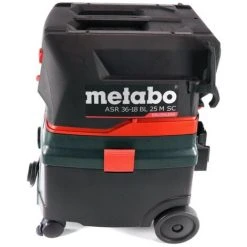 Metabo ASR 36 18 BL 25 M SC 36 V (2x 18 V) Aspirateur Sec/humide 25 L Brushless + 2x Batteries 4.0 Ah - Sans Chargeur -Metabo Soldes 48934089 3