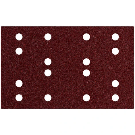 Metabo Feuilles Abrasives Auto-agrippantes 80 X 133 Mm, P 240, 16 Trous, à Fixation Auto-agrippante (SRA) - 635196000 3 Metabo Feuilles Abrasives Auto-agrippantes 80 X 133 Mm, P 240, 16 Trous, à Fixation Auto-agrippante (SRA) - 635196000