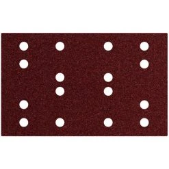 Metabo Feuilles Abrasives Auto-agrippantes 80 X 133 Mm, P 60, 16 Trous, à Fixation Auto-agrippante (SRA) - 635191000