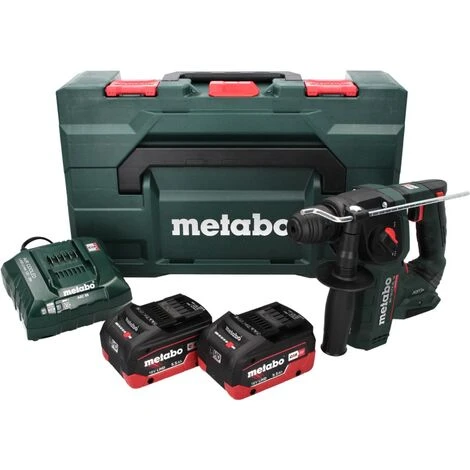Metabo BH 18 LTX BL 16 Perceuse à Percussion Sans Fil 18 V 1,3 J SDS-plus Brushless + 2x Batteries 5,5 Ah + Chargeur + Coffret MetaBOX 6 Metabo BH 18 LTX BL 16 Perceuse à Percussion Sans Fil 18 V 1,3 J SDS-plus Brushless + 2x Batteries 5,5 Ah + Chargeur + Coffret MetaBOX â Image 4