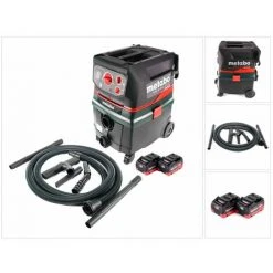 Metabo ASR 36 18 BL 25 M SC 36 V (2x 18 V) Aspirateur Sec/humide 25 L Sans Balai + 2x Batteries 5,5 Ah - Sans Chargeur -Metabo Soldes 50201078 5