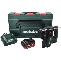 Metabo BH 18 LTX BL 16 Perceuse à Percussion Sans Fil 18 V 1,3 J SDS-plus Brushless + 1x Batterie 5,5 Ah + Chargeur + Coffret MetaBOX -Metabo Soldes 50201083 3