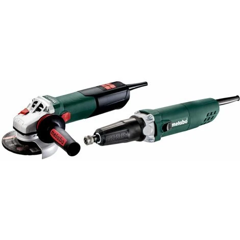 Metabo Meuleuse D'angle Ø 125 Mm Ensemble Wev 15-125 Q + Meuleuses Droites G 400 3 Metabo Meuleuse D'angle Ø 125 Mm Ensemble Wev 15-125 Q + Meuleuses Droites G 400