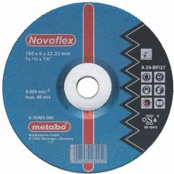 METABO Novoflex 180x6.0x22223 Acier. Disque Schrupp. Crawl