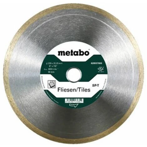 METABO Disque à Tronçonner Diamanté SP - T, 230x22,23 Mm, Carreaux (628557000) 4 METABO Disque à Tronçonner Diamanté SP - T, 230x22,23 Mm, Carreaux (628557000) – Image 2