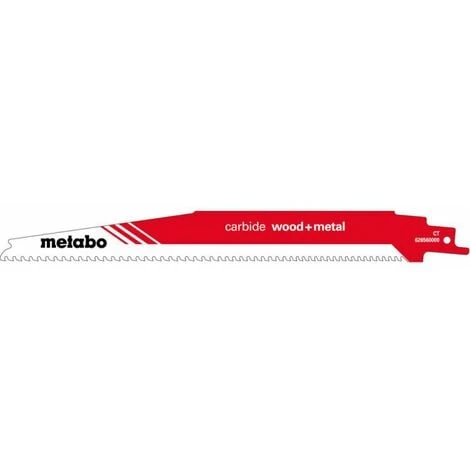 METABO Lame De Scie Sabre "carbure Bois + Métal" 225 X 1,25 Mm, CT, 3-4mm/6-8TPI (626560000) 3 METABO Lame De Scie Sabre "carbure Bois + Métal" 225 X 1,25 Mm, CT, 3-4mm/6-8TPI (626560000)