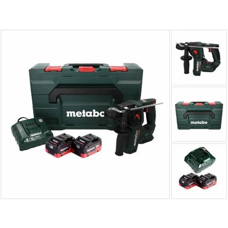 Metabo BH 18 LTX BL 16 Perceuse à Percussion Sans Fil 18 V 1.3 J SDS-plus Brushless + 2x Batteries 8.0 Ah + Chargeur + Coffret MetaBOX 3 Metabo BH 18 LTX BL 16 Perceuse à Percussion Sans Fil 18 V 1.3 J SDS-plus Brushless + 2x Batteries 8.0 Ah + Chargeur + Coffret MetaBOX