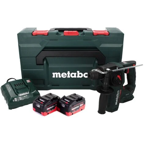 Metabo BH 18 LTX BL 16 Perceuse à Percussion Sans Fil 18 V 1.3 J SDS-plus Brushless + 2x Batteries 8.0 Ah + Chargeur + Coffret MetaBOX 4 Metabo BH 18 LTX BL 16 Perceuse à Percussion Sans Fil 18 V 1.3 J SDS-plus Brushless + 2x Batteries 8.0 Ah + Chargeur + Coffret MetaBOX – Image 2