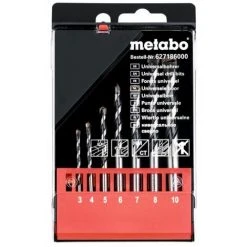 METABO Cassette De Forage Universelle 7 Pièces, Ø 3-10 Mm