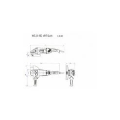 Metabo Meuleuse 230 Mm Filaire WE 22-230 MVT -Metabo Soldes 60702643 3