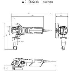 Metabo Meuleuse 125 Mm Filaire W 9-125 0 5 Metabo Meuleuse 125 Mm Filaire W 9-125 0 -Metabo Soldes 60702682 2