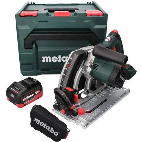 Metabo KT 18 LTX 66 BL Scie Circulaire Plongeante Sans Fil 18 V 165 Mm + 1x Batterie 5,5 Ah + Coffret MetaBOX - Sans Chargeur 4 Metabo KT 18 LTX 66 BL Scie Circulaire Plongeante Sans Fil 18 V 165 Mm + 1x Batterie 5,5 Ah + Coffret MetaBOX - Sans Chargeur â Image 2