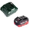 Metabo HG 18 LTX 500 Souffleur D'air Chaud Sans Fil 18 V 300 - 500 ° C + 1x Batterie 8.0 Ah + Chargeur + Coffret MetaBox