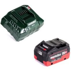Metabo HG 18 LTX 500 Souffleur D'air Chaud Sans Fil 18 V 300 - 500 ° C + 1x Batterie 8.0 Ah + Chargeur + Coffret MetaBox