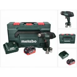 Metabo HG 18 LTX 500 Souffleur D'air Chaud Sans Fil 18 V 300 - 500 ° C + 1x Batterie 8.0 Ah + Chargeur + Coffret MetaBox -Metabo Soldes 62132553 5
