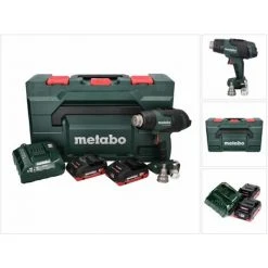 Metabo HG 18 LTX 500 Souffleur D'air Chaud Sans Fil 18 V 300 - 500 ° C + 2x Batteries 4.0 Ah + Chargeur + Coffret MetaBox -Metabo Soldes 62944148 5