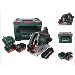 Metabo KT 18 LTX 66 BL Scie Circulaire Plongeante Sans Fil 18 V 165 Mm + 2x Batteries 5,5 Ah + Chargeur + Coffret MetaBOX -Metabo Soldes 62946958 5