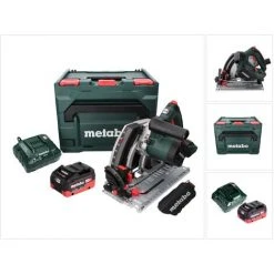 Metabo KT 18 LTX 66 BL Scie Circulaire Plongeante Sans Fil 18 V 165 Mm + 1x Batterie 8.0 Ah + Chargeur + Coffret MetaBOX -Metabo Soldes 63373623 4