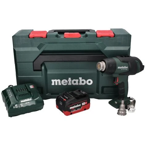 Metabo HG 18 LTX 500 Souffleur D'air Chaud Sans Fil 18 V 300 - 500 ° C + 1x Batterie 5,5 Ah + Chargeur + Coffret MetaBox 6 Metabo HG 18 LTX 500 Souffleur D'air Chaud Sans Fil 18 V 300 - 500 ° C + 1x Batterie 5,5 Ah + Chargeur + Coffret MetaBox – Image 4