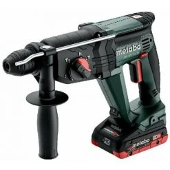 Metabo Marteau Combiné Sans Fil KH 18 LTX 24, 18V/2x4Ah LiHD + ASC 55 - 601712800