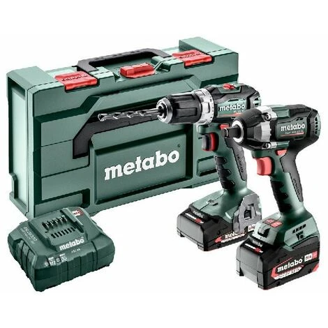 Metabo Combo Set Sans Fil 2.9.2 18V/2Ah/5,2Ah - 685202000 3 Metabo Combo Set Sans Fil 2.9.2 18V/2Ah/5,2Ah - 685202000