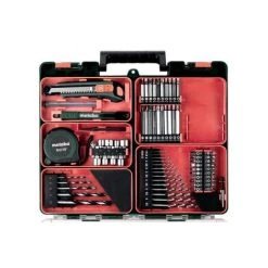 Perceuse-visseuse Sans Fil BS 18 LT 2x2Ah + Atelier Mobile Metabo -Metabo Soldes 67488052 2