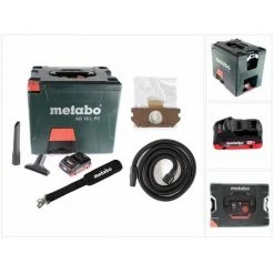 Metabo AS 18 L PC Aspirateur Sans Fil 18V - 7,5L + 1x Batterie LiHD 4,0Ah - Sans Chargeur (602021850) -Metabo Soldes 68204414 5