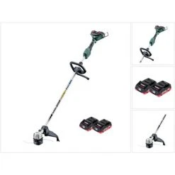 Metabo FSD 36-18 LTX BL 40 Débroussailleuse Sans Fil 36 V (2x 18 V) - Sans Balais+ 2x Batteries 4,0 Ah - Sans Chargeur